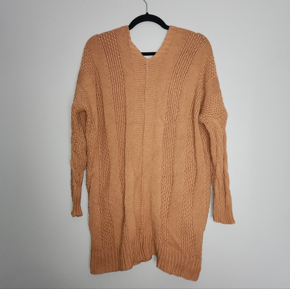 Womens Agnes + Dora Caramel Long sleeve Cardigan | Medium - Picture 5 of 8